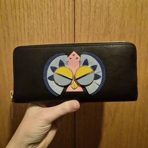 Kate Spade Spademals Preeny Peacock Slim Wallet